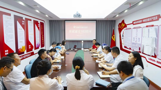 铸党性之魂，守健康之初心&mdash;&mdash;我院召开庆祝中国共产党建党103周年专题会议